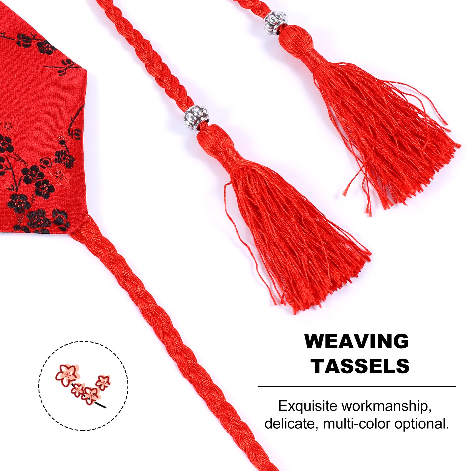 1 قطعة نمط العرقية شرابة حزام خصر كيمونو حزام النسيج حزام خصر للنساء موضة الملابس الإكسسوار متعدد الألوان اختياري #5