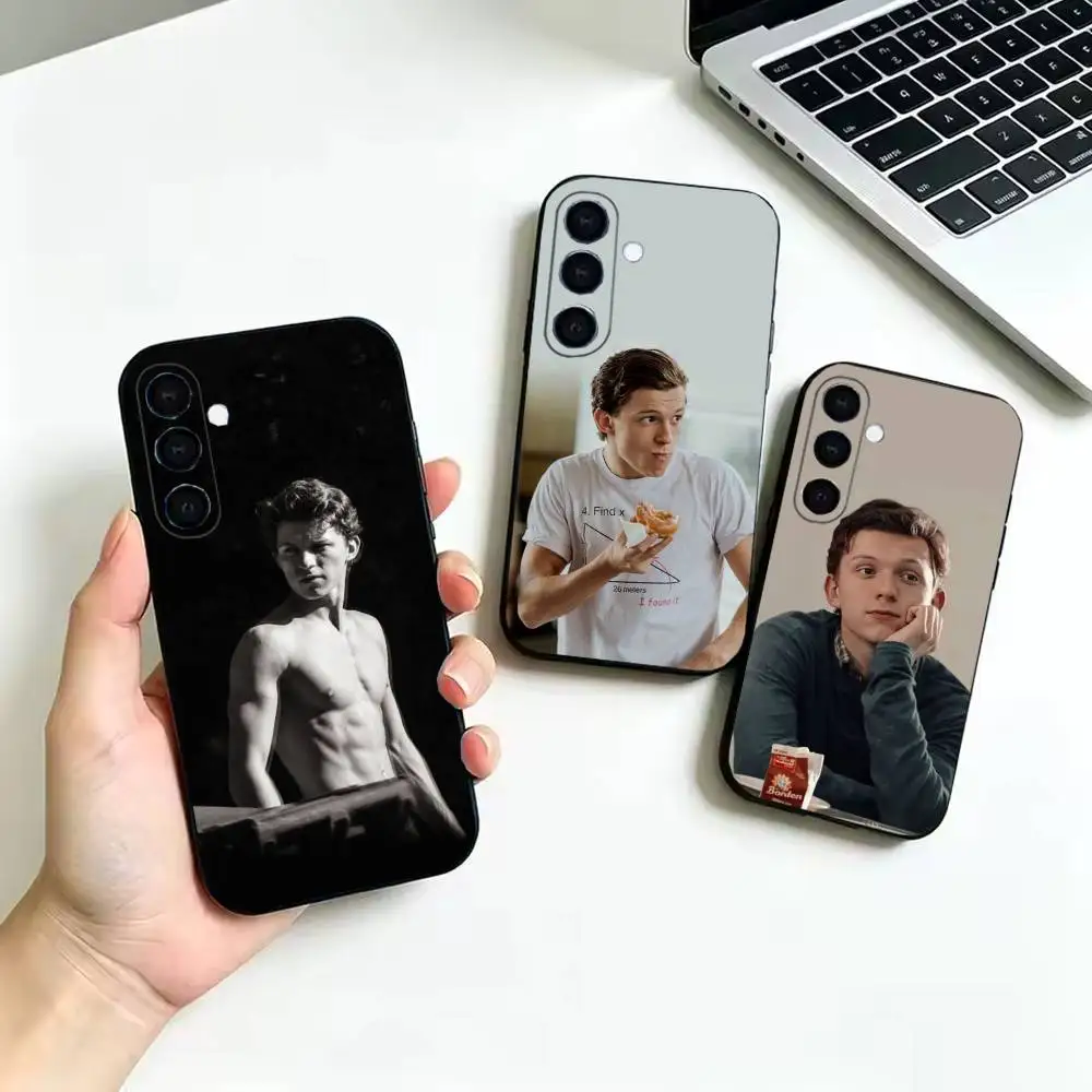 Tom Holland Shockproof Black Case, Compatible with Samsung Galaxy A02S,A12-A52,A21S,A31,A41,A51,A71-A73,A30S