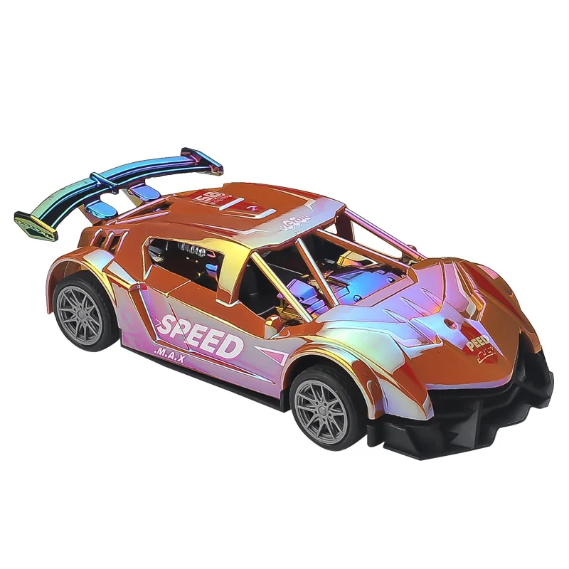 2 pièces enfants Simulation d'inertie Cool voiture de sport jouets de haute qualité Laser moulé sous pression modèles de voiture retirer voiture de course jouet garçon cadeau