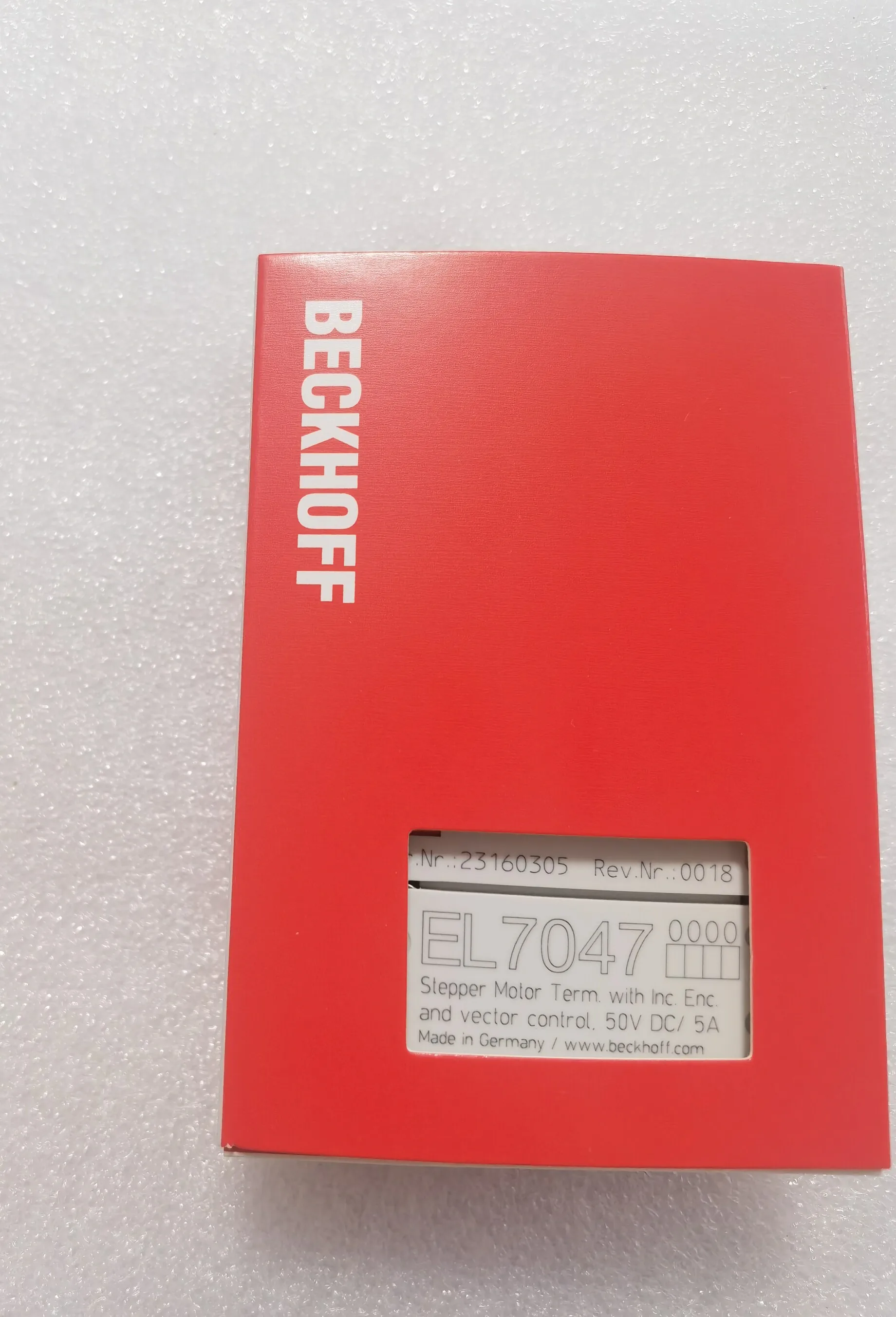 

Beckhoff EL7047 module, 50V