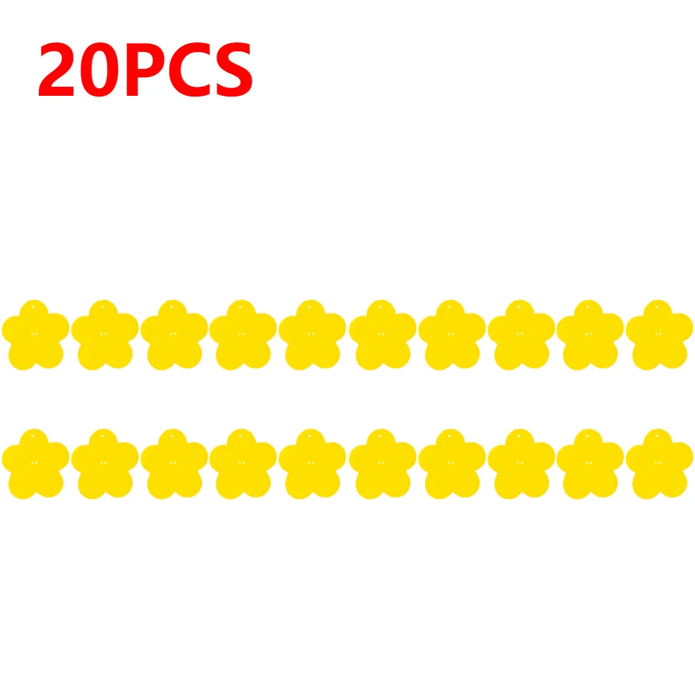 10-40 Stuks Vangplaten Fruit Fly Trap Geel Sticky Bug Trap voor Binnen Buiten Gebruik Insect Ongediertebestrijding tuin Sterke Lijm Plant