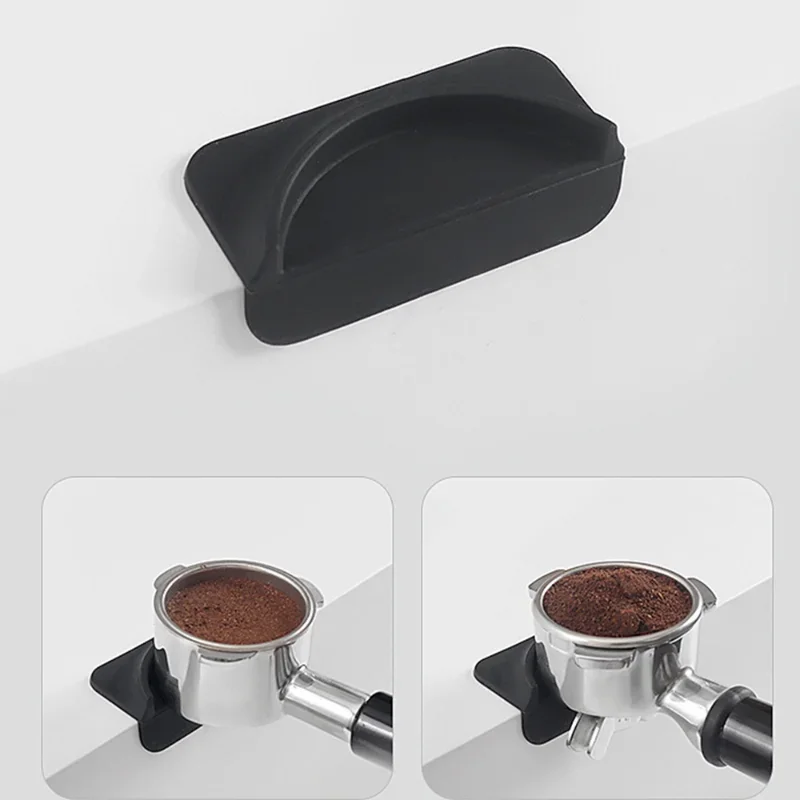 Coffee Tamper Mat Mini Silicone Mat Espresso Powder Mat Bar Counter Corner Mat 51/53/58mm Handle Universal Barista Accessories