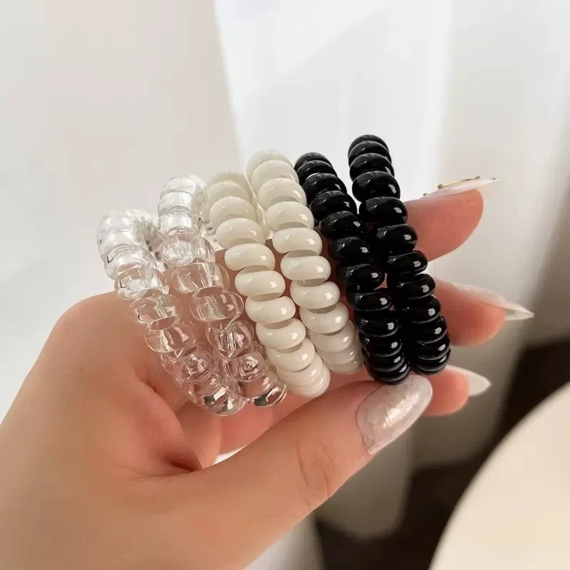 1/10pcs Hair Accessories for Women Hair Ring Rope Traceless Girls Gum Springs Elastic Hairbands Headdress Hair Ties Rubber Bands