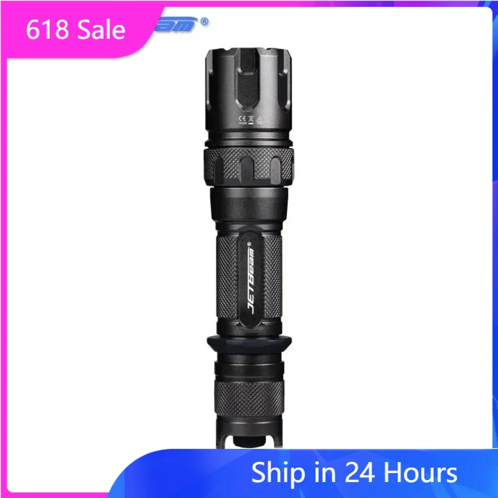 

JETBEAM RRT-M2S Mini Laser LED Flashlight High Intensity Light Max 1000m Beam Throw Compact Portable Illumination Tool