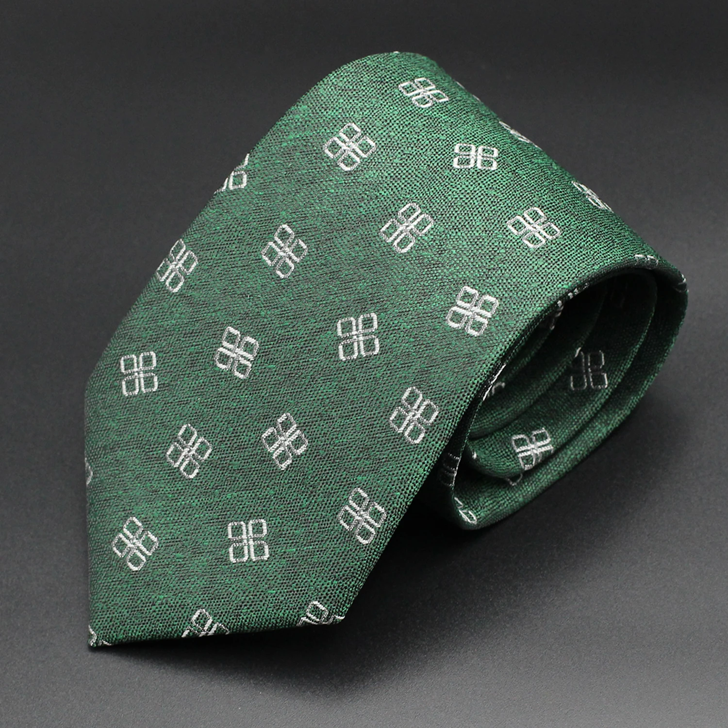 Corbatas de diseñador de lujo de alta calidad para hombre, corbata a cuadros geométrica de 8cm para negocios formales, corbatas para fiesta de boda, regalo, 2026