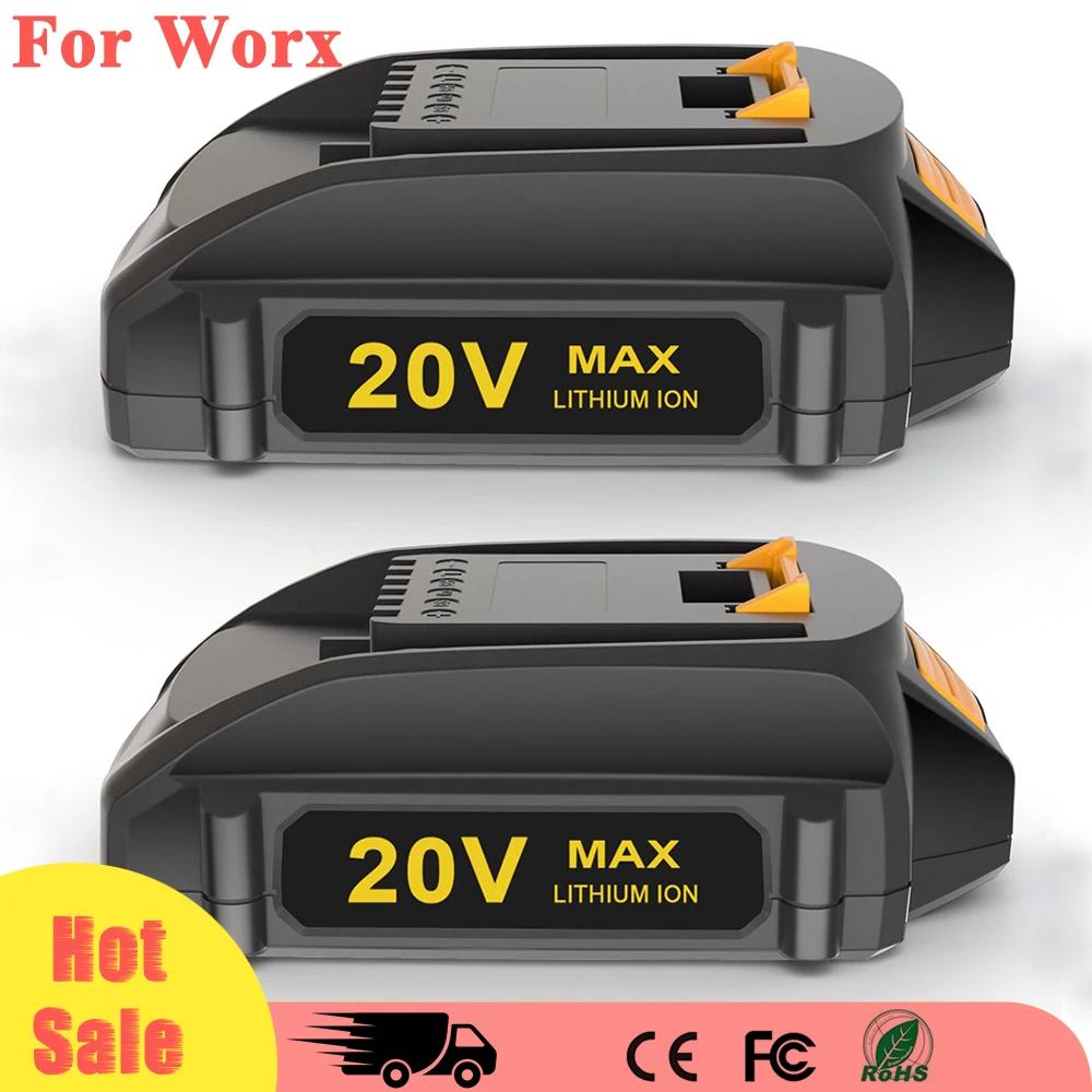 

For Worx Battery 20V PowerShare WA3525 WA3520 WA3575 WG151s WG155s WG251s WG255s WG540s WG545s WG890 WG891, 20V Battery for Tool