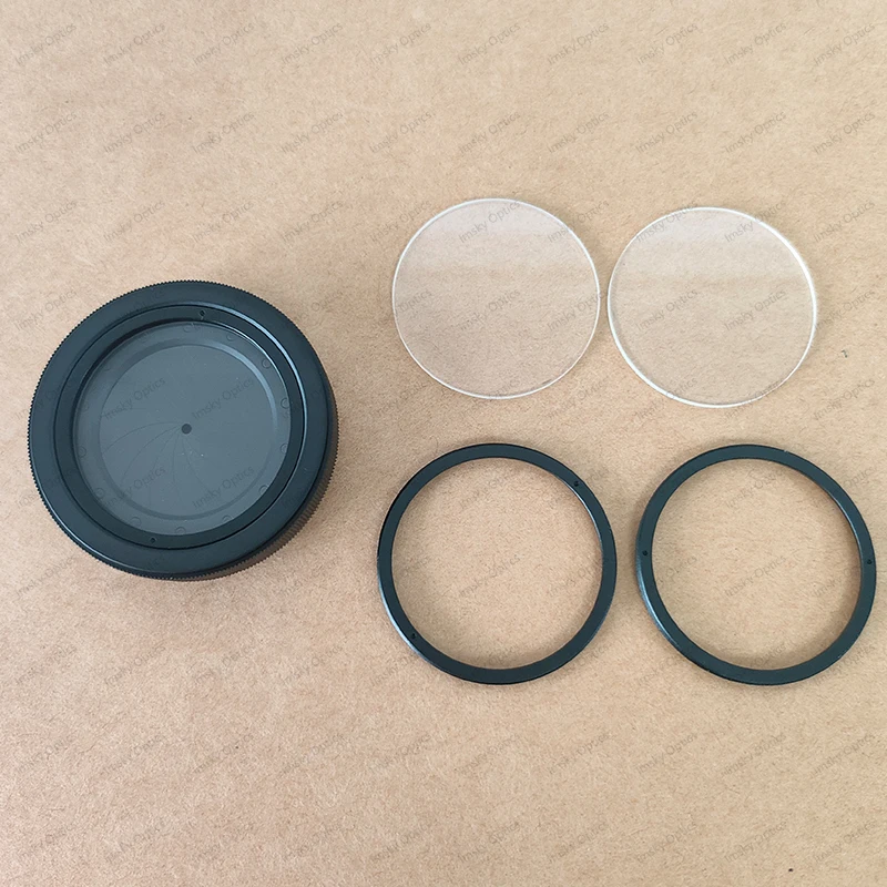 Adjustable Aperture Mechanical Iris Diaphragm 1.5-26mm M30 To M37 Camera Microscope Condensor DIY Module with Glass Lens