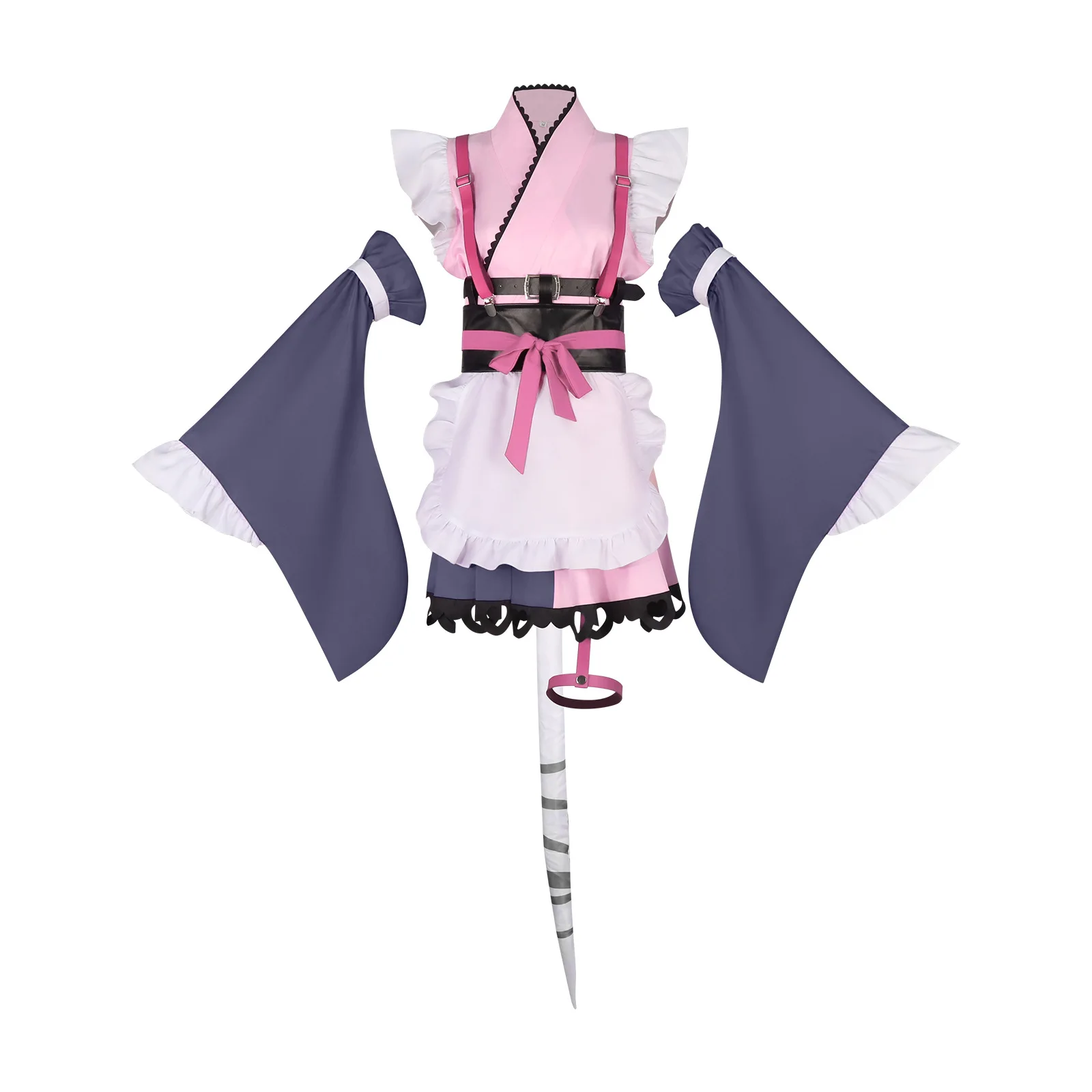 

Костюм для косплея Аниме «Космическая принцесса» Кагуя-нои Комазава: кимоно, платье, наряд горничной с хвостом, женский, для женщин, Чу Кагуя-химэ Кагуя