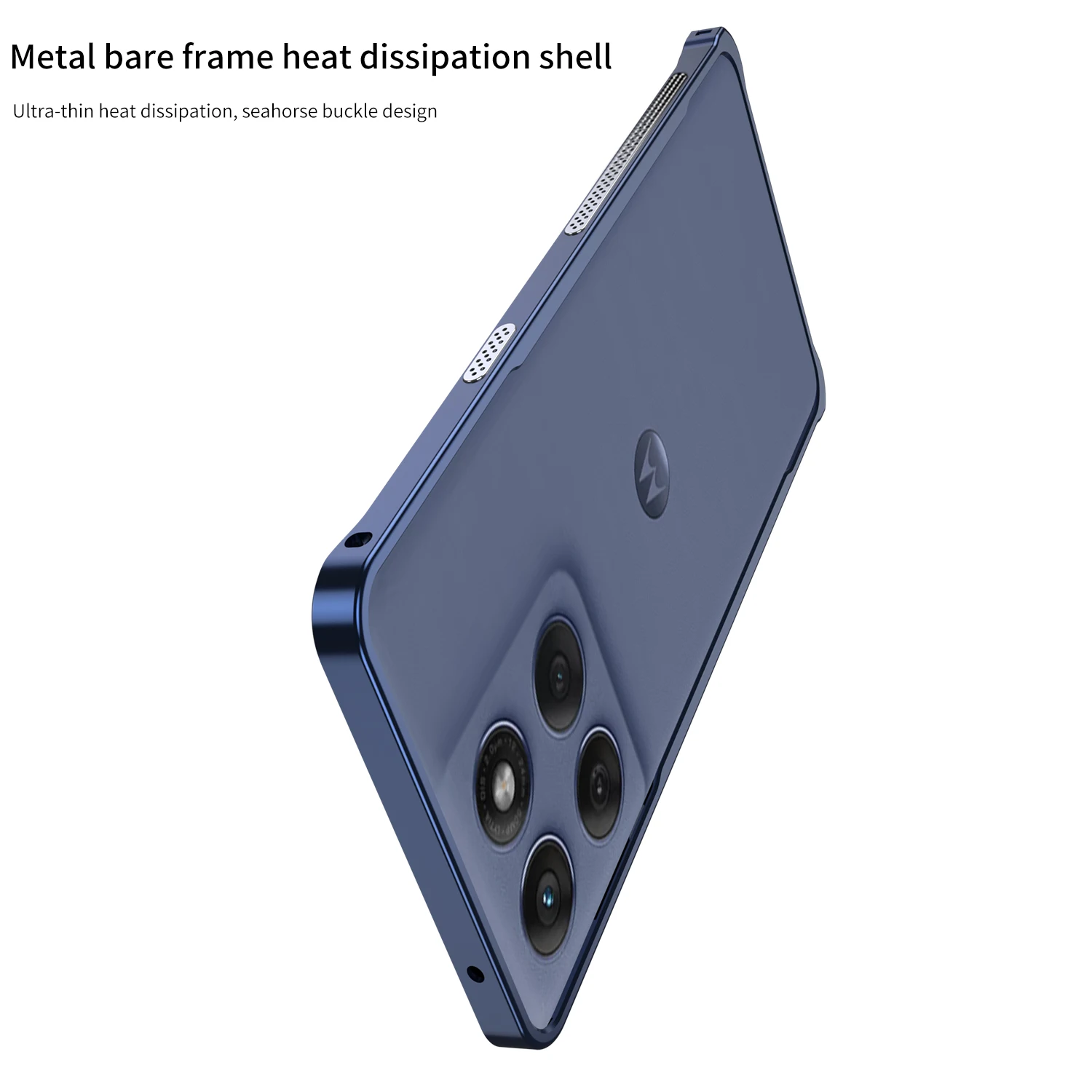 Etui na Motorola Edge60 60S 60 Fusion, prosta ramka ze stopu aluminium, przyjazna dla skóry, odporna na upadki obudowa na MOTO Edge 60 S Fusion — zdjęcie produktu 6