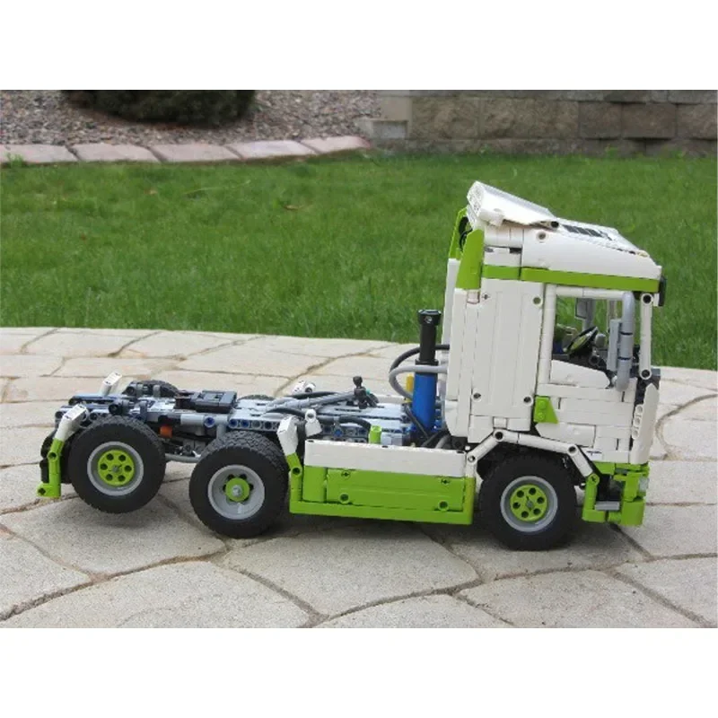 MOC-152547 Technic R500 6X2 Transport Truck Bouwsteen Model 1530 Onderdelen Kinderen Verjaardag Bouwsteen Speelgoed Cadeau