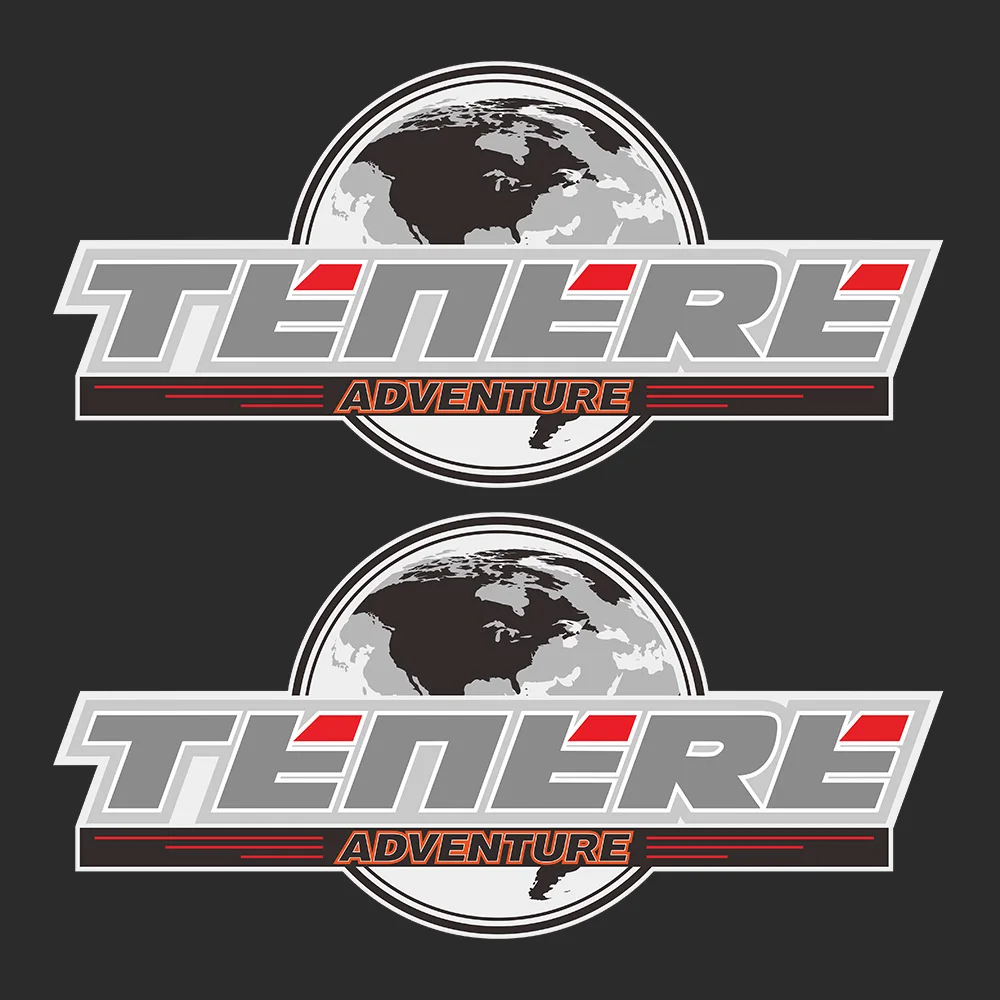 Tenere 700 1200 Stickers For Yamaha SUPER Tank Pad Protector Trunk Luggage Cases Emblem Symbol Fairing