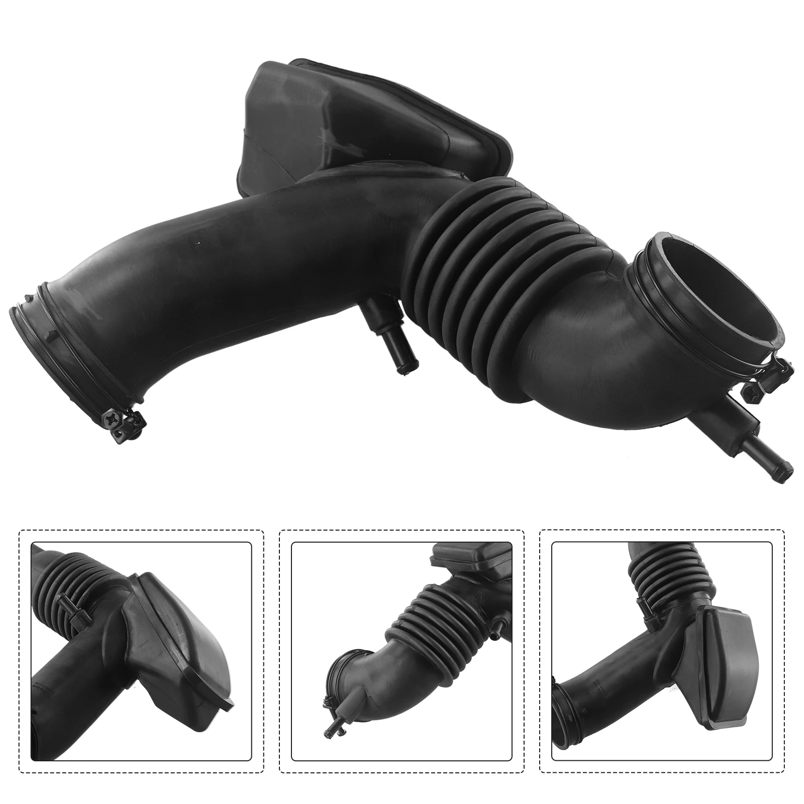 

2007-2012 Air Intake Hose Black Direct Fit Easy Installation Plug-and-play 1pc 28130-1D100 No Assembly Required