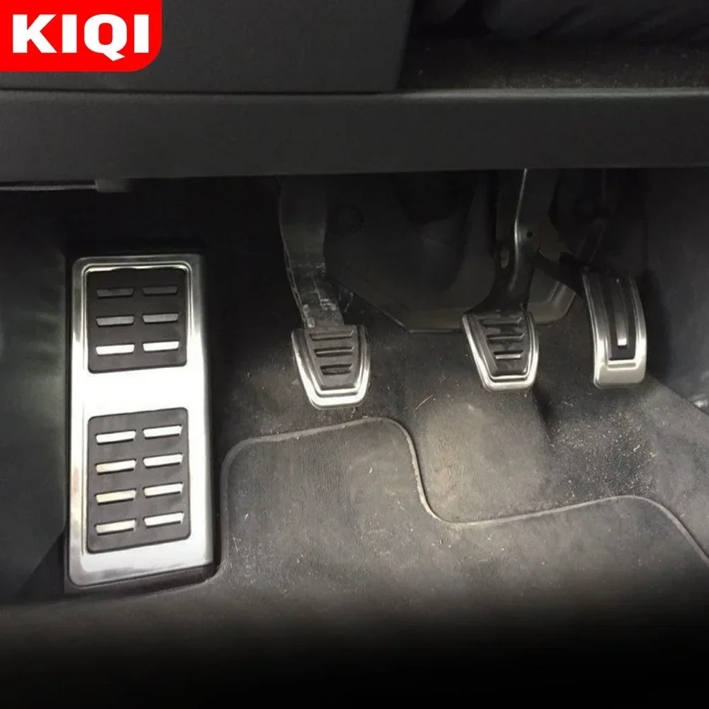 Pedał samochodowy ze stali nierdzewnej do VW GOLF 7 GTi MK7 Lamando POLO A05 Passat B8 Skoda Rapid Octavia 5E 5F A7 2014-2022 akcesoria — zdjęcie 3