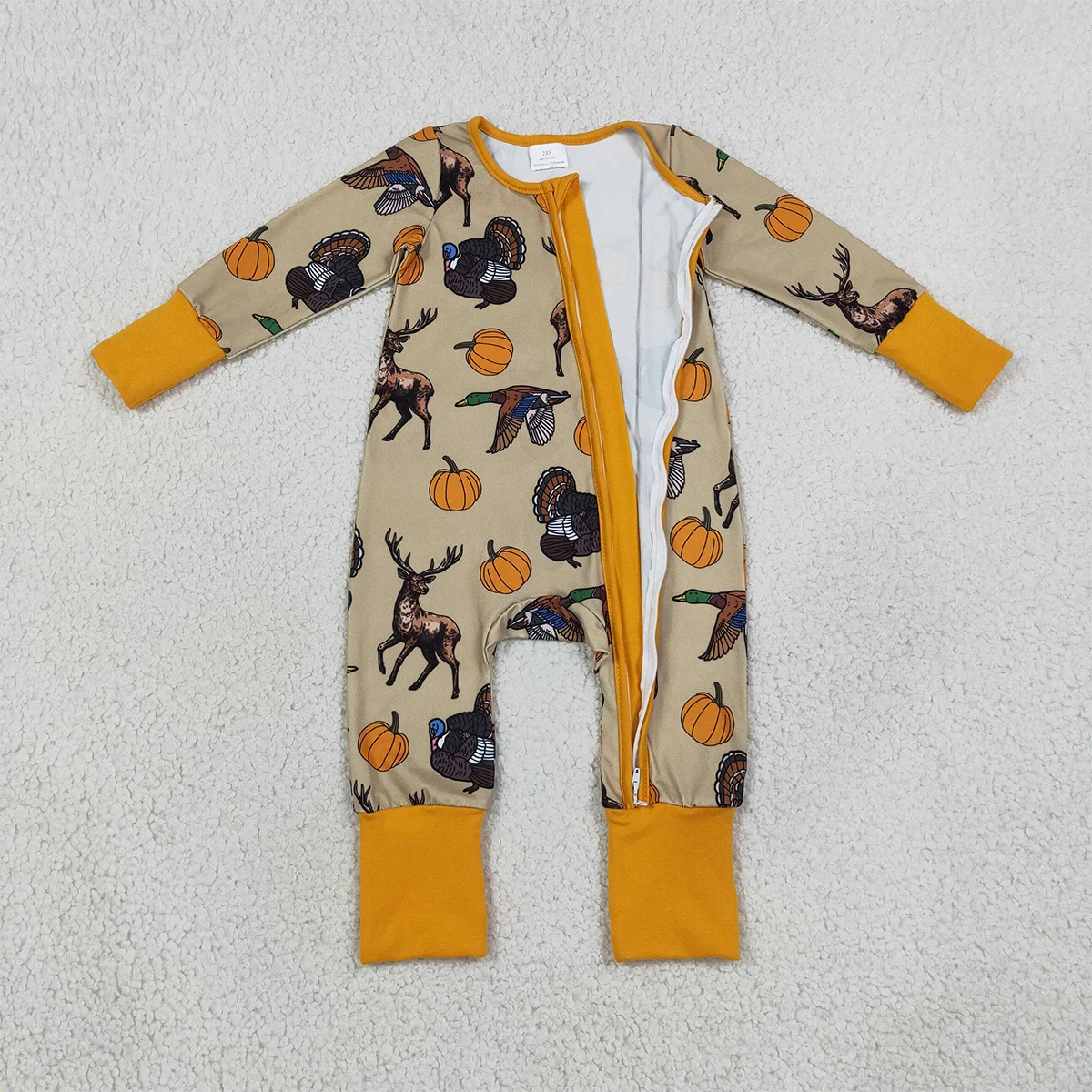 Baby Clothing Zip - Baby Romper met Tweerichtingsrits, Veranderlijk, voor