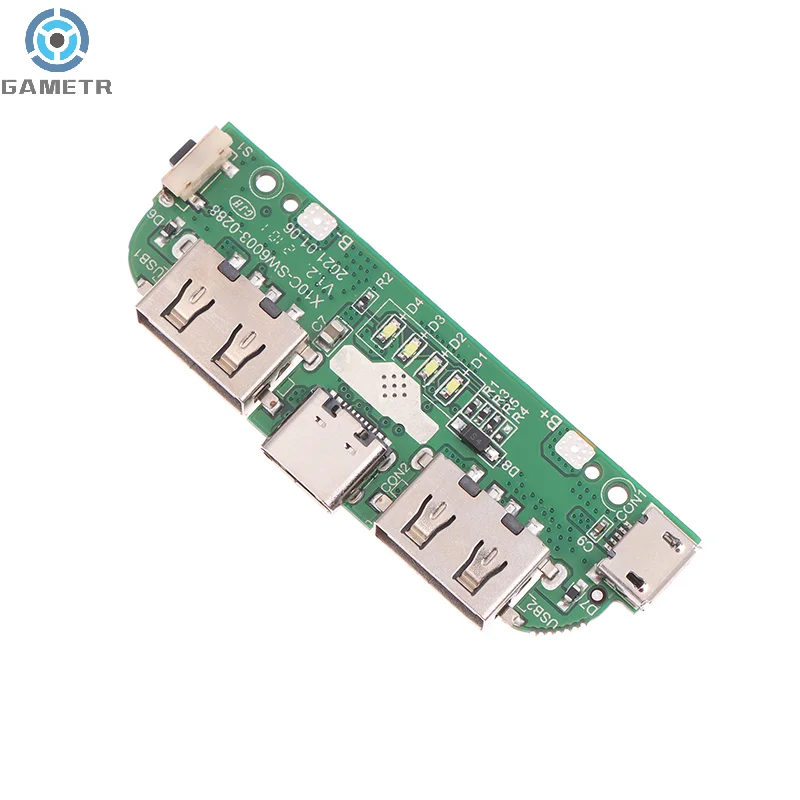 Placa de cargador de batería USB Dual tipo C, placa de circuito SW6003, Banco de energía móvil, accesorios de bricolaje para teléfono