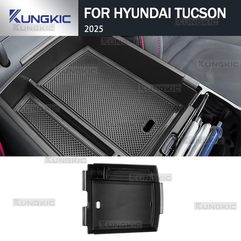 

Car Armrest Storage Box For Hyundai Tucson NX4 2025 2026 Center Console Storage Organize Hyundai Tucson 2025 Car Accessories
