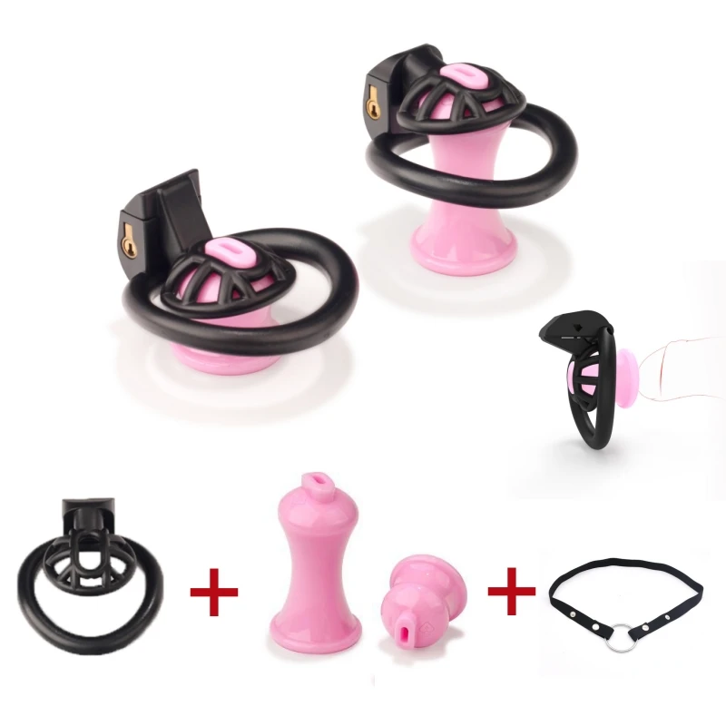 2024 Positive/Negative Breathable Chastity Lock Penis Cage Male Penis Bondage Exercise Sex Toys Urine Blockage Chastity Belt Gay