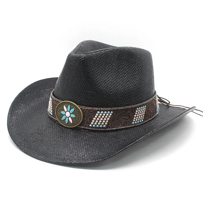 Export Western Retro Cowboy Hat Ethnic Style Decoration Cool Handsome Knight Hat Professional Hat Factory Wholesale