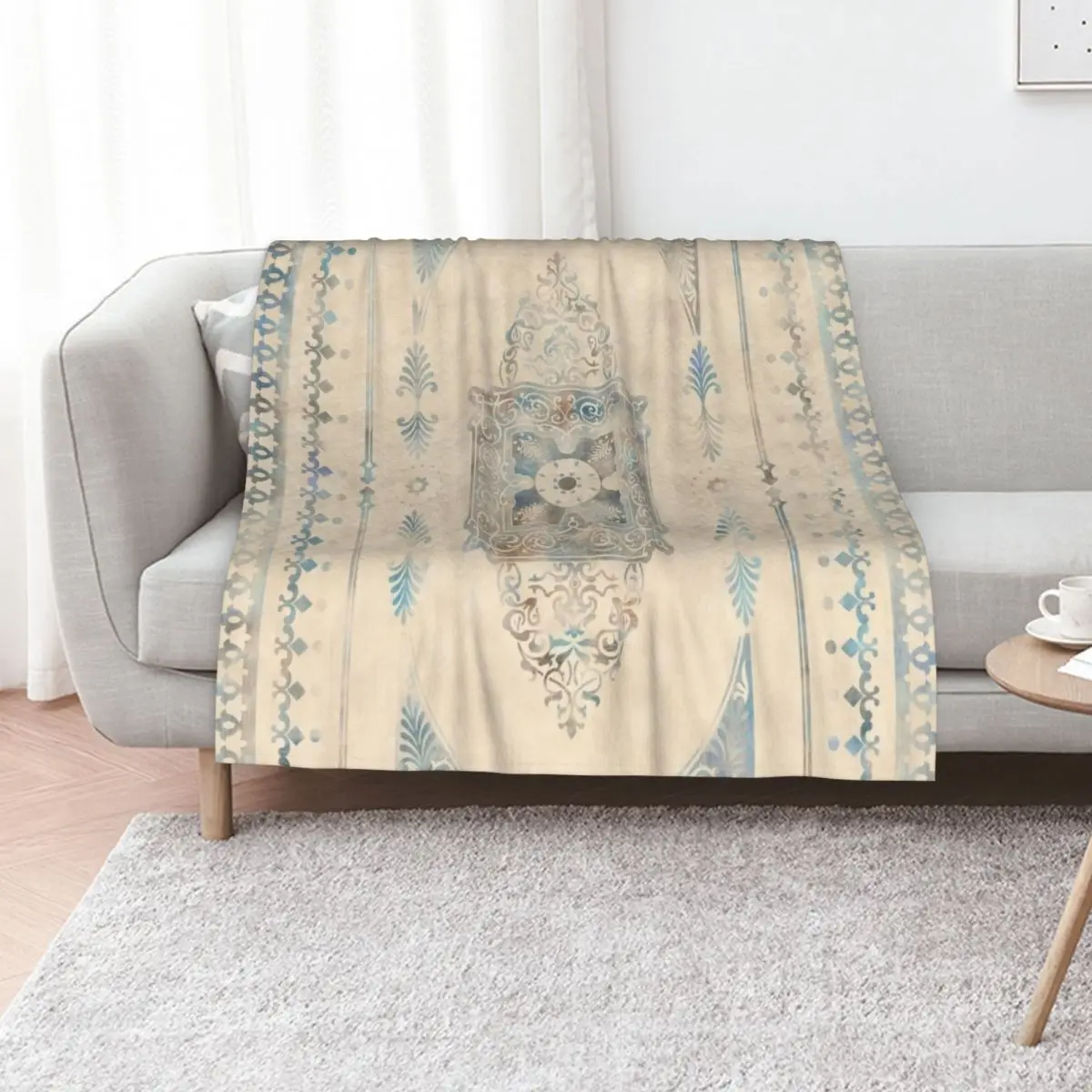 Boho Chic Pastel Distressed Carpet Throw Blanket Hair Decorative Sofas Decorative Beds blankets ands Baby Heavy Blankets