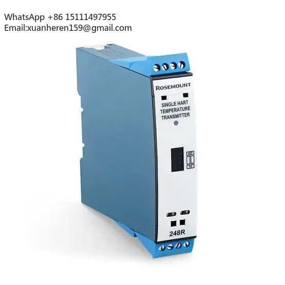 

Rosemounts 248 Rail Mount Temperature Transmitter 4-20mA/HART Protocol Stainless Steel IP67/IP66 Hazardous Location Marine Type