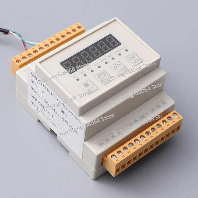 485/0-10 V Communication Weighing Force Display Controller Lithium Battery Test Force Weighing Transmitter Amplification