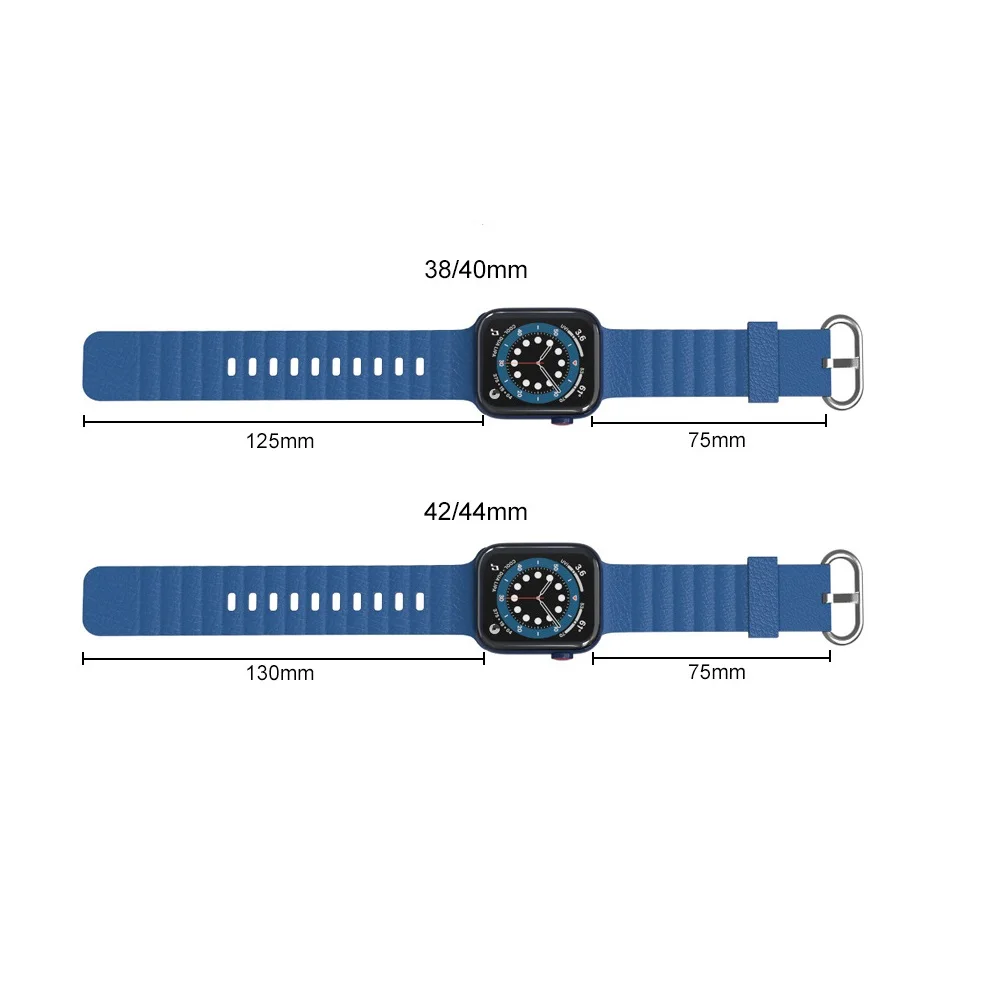Wave Pattern Strap for Apple Watch Band Ultra 49mm 45mm 44mm 42mm 41mm 38mm iWatch Series 9 8 7 6 SE 5 Adjustable Bracelet Band