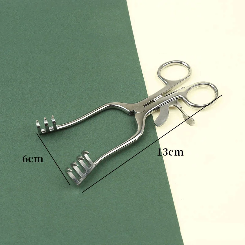 Multi-Hook Expander Animal Spreader Automatic Locking 13cm16cm Stainless Steel Spreader Bone Mastoid Retractor