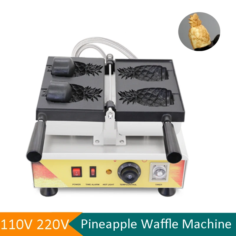 

Электрическая вафельница для приготовления закусок в форме двух ананасов, 110В/220В