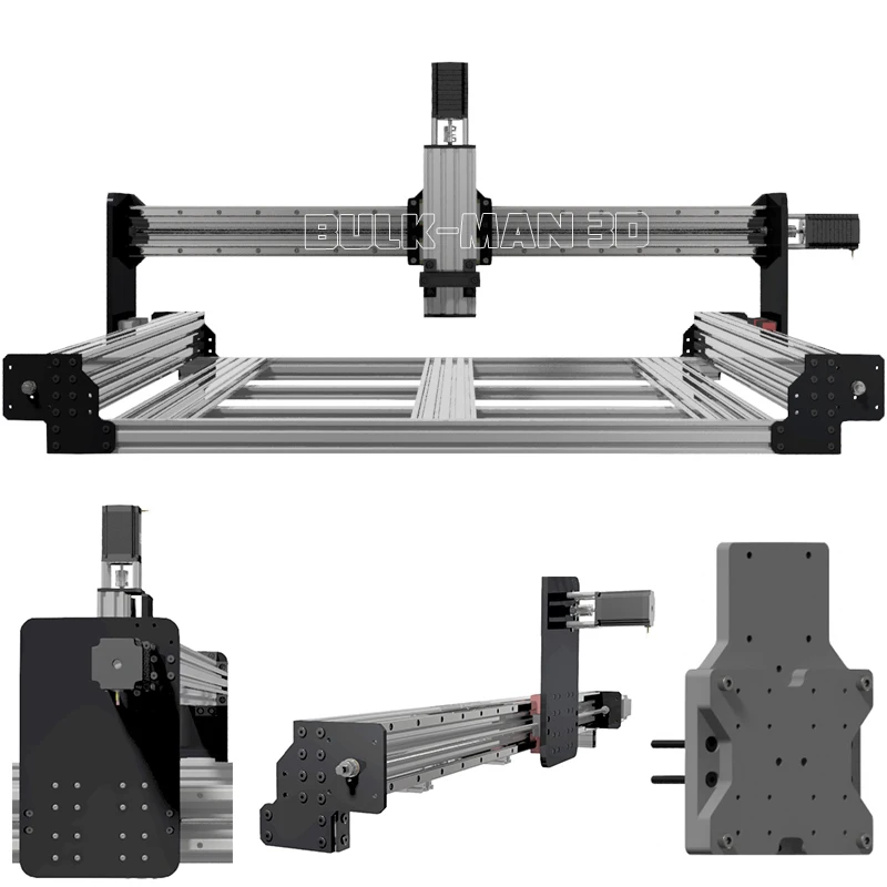 BulkMan3D QueenBee PRO CNC-Maschine Mach3-Steuerung 4-Achsen-Graveur Holz CNC-Fräser Fräsmaschine für Acryl PCB Metall