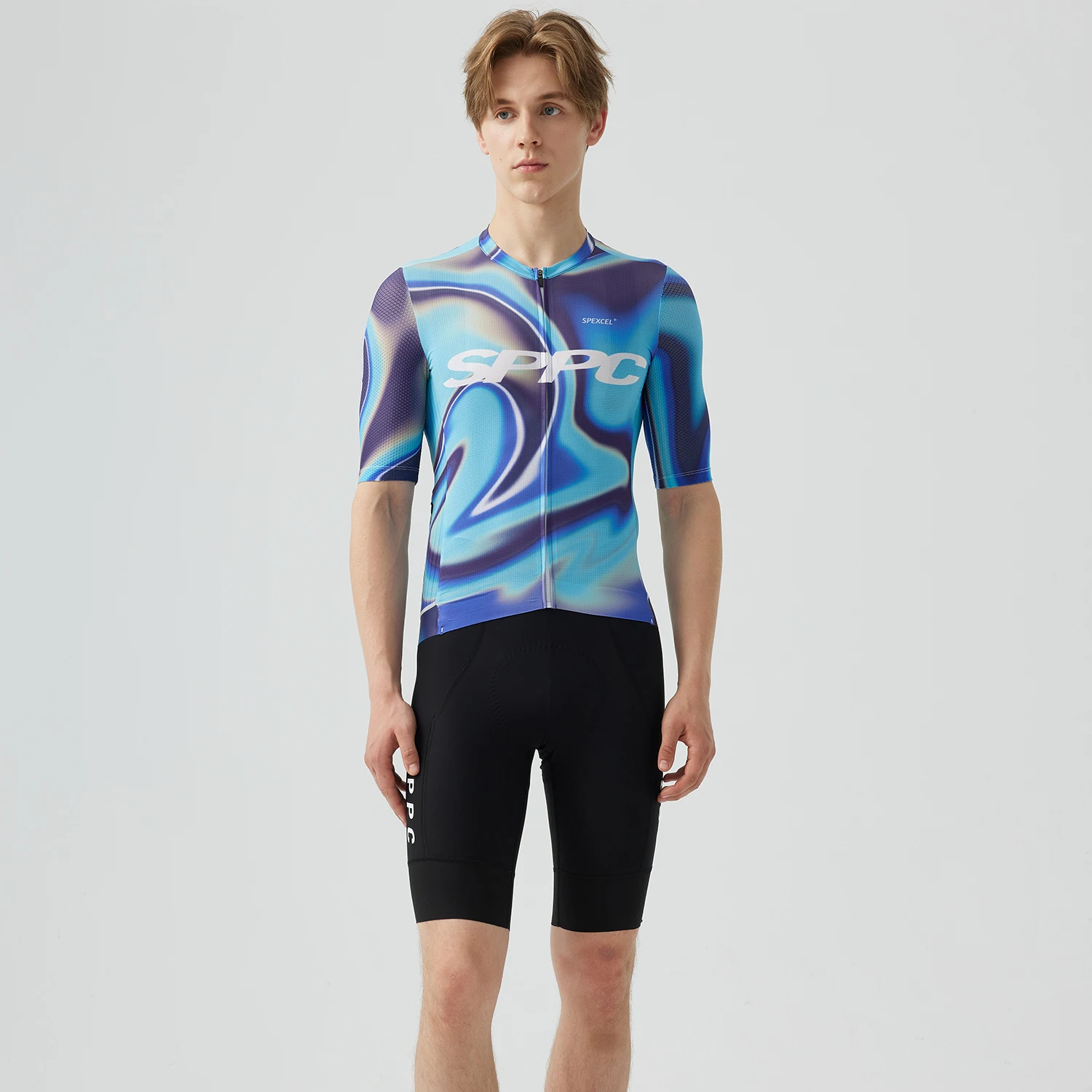 SPEXCEL 2025 New SPPC men's summer Light short Sleeve Cycling Jerseys aero Fit Quick Dry and Breathable fabric