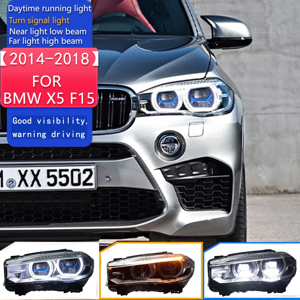 

Car Styling Head Lamp for BMW X5 F15 Headlights 2014-2018 Laser Headlight LED DRL Signal Lamp Automotive Accessories