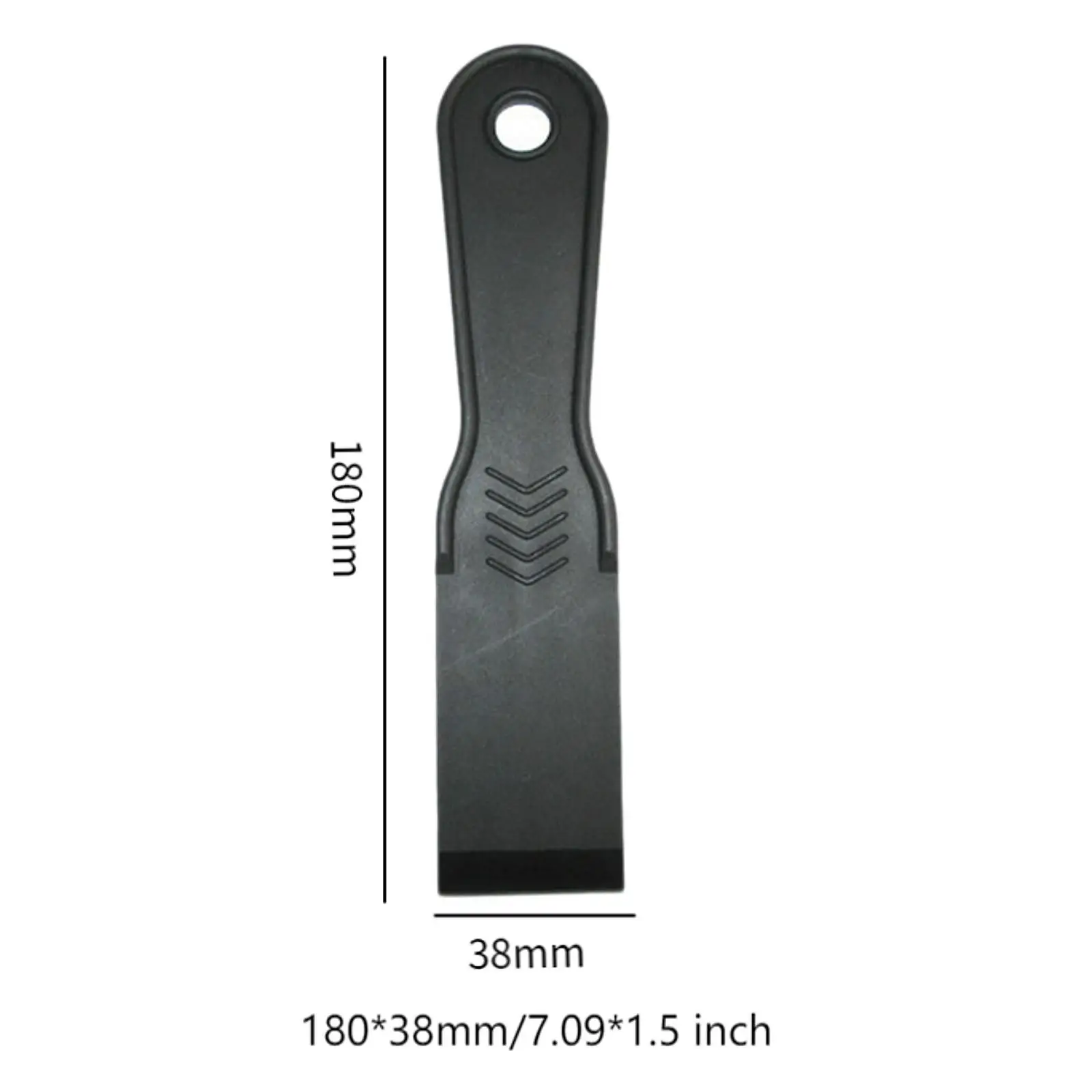 Putty Knives Scraper Tool Plastic Spackle Spreader Black Wear Resistant Practical Plastering Tool for Wallpaper