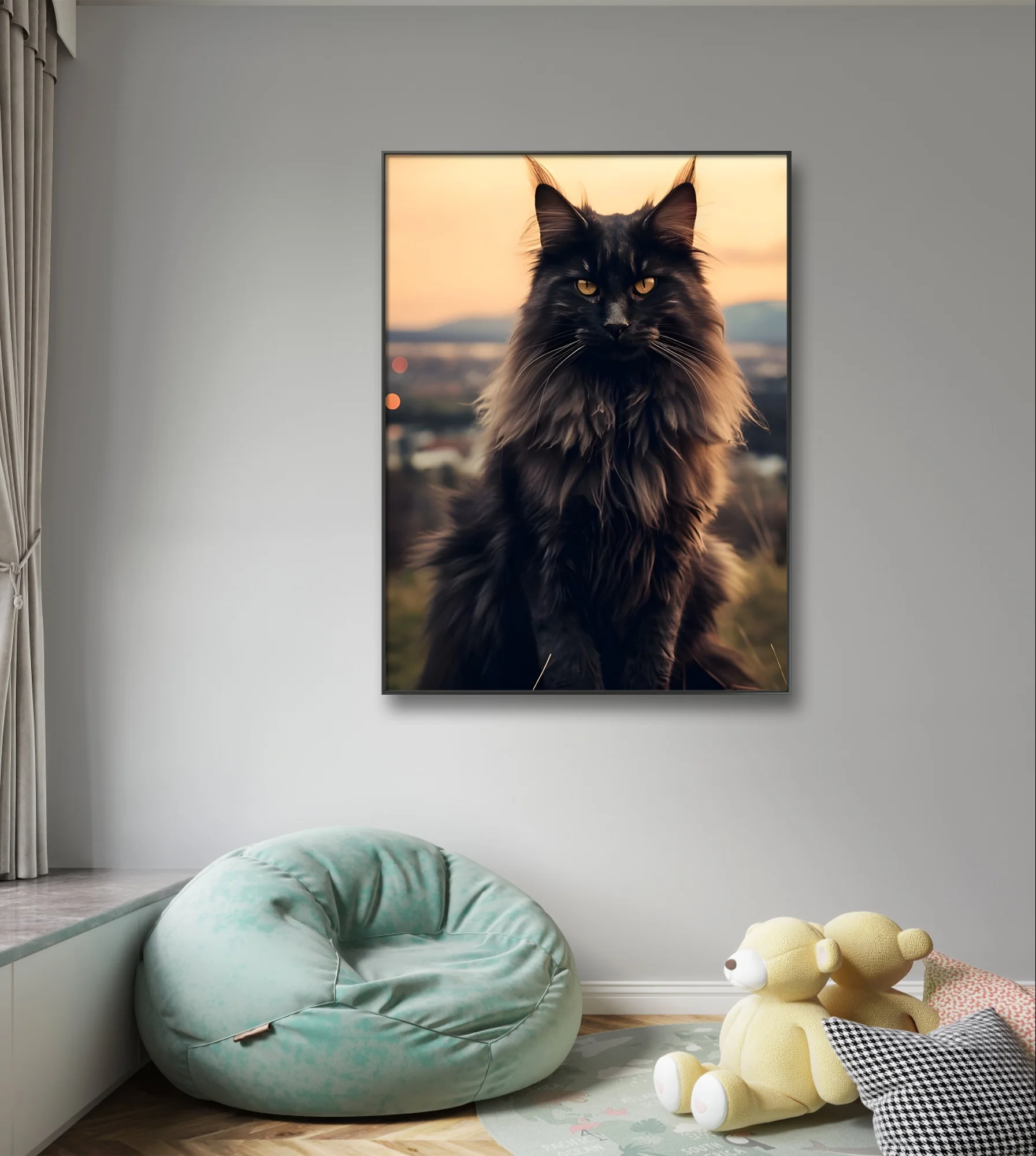 Maine Coon kot 5D diamentowy obraz portret słodkie zwierzątko Diy haft diamentowy haft krzyżykowy wzór zwierzęcy dekoracje ścienne do domu ręcznie