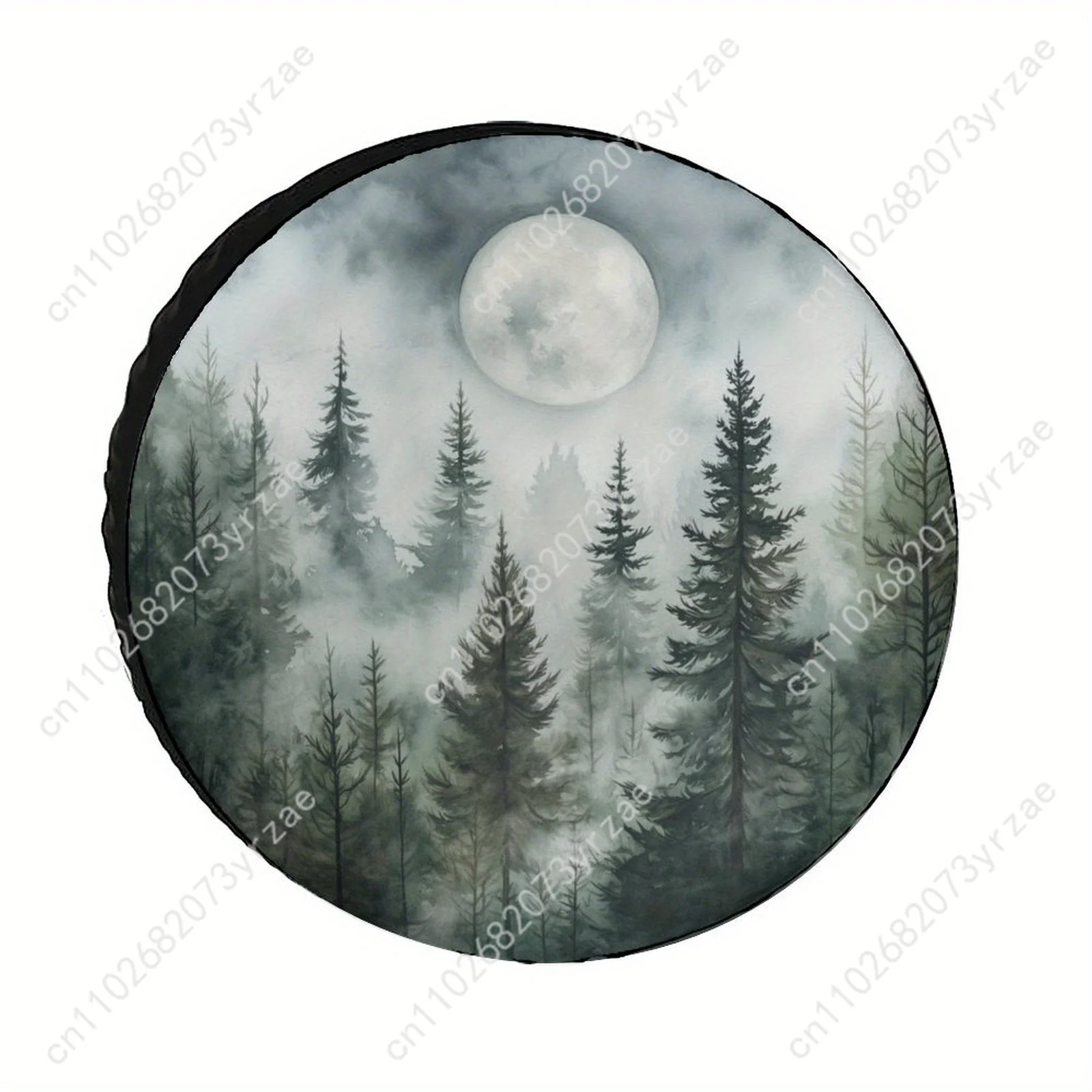 

The Moon Various Models Spare Car Tire Cover Sand Dust Prevention Protect Wind Rain Tire Cover Sturdy Durable Tire Covers