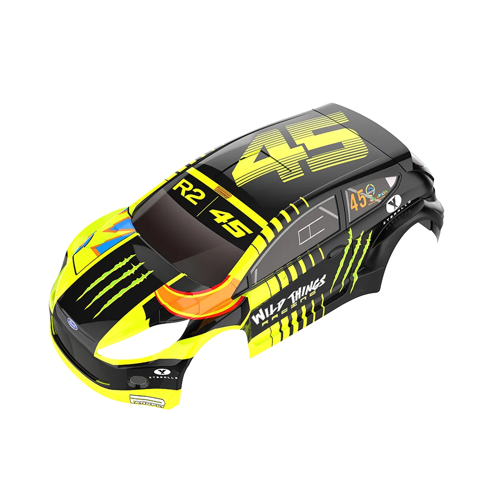 RLAARLO XTS-F10 Car Rally Original Parts Body Shell carbon fibre livery/Metal plate livery/Clear Body Shell