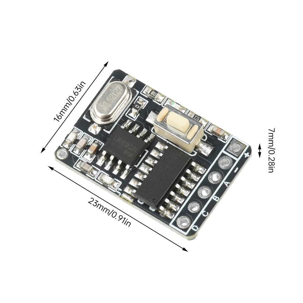 RF 433MHz وحدة الاستقبال 4-قناة التبديل الارسال اللاسلكية التحكم عن بعد RX480E رمز التعلم فك استقبال لتقوم بها بنفسك عدة