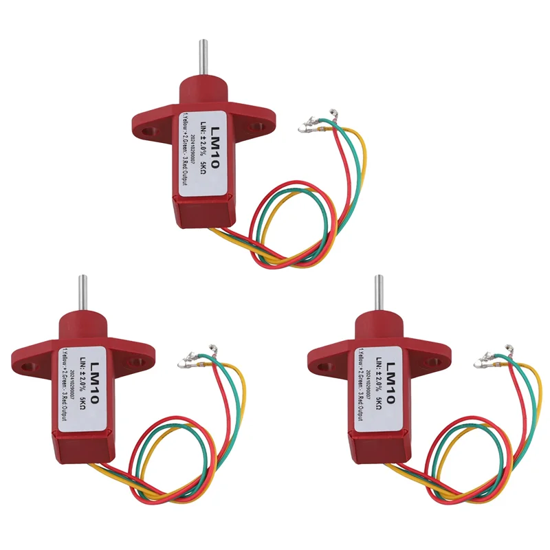 3X LM10/3M29 3 Wires 5K Ohm EPS Steering Potentiometer Sensor For Nichiyu TCM Mitsubishi Electric Forklift