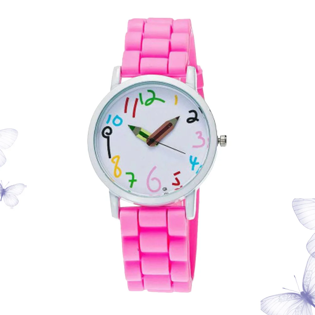 1Pcs Creative Kids Watch Quartz Movement Lovely Design Comfortable Strap Perfect Birthday Gift for Children Cartoon and Adorable