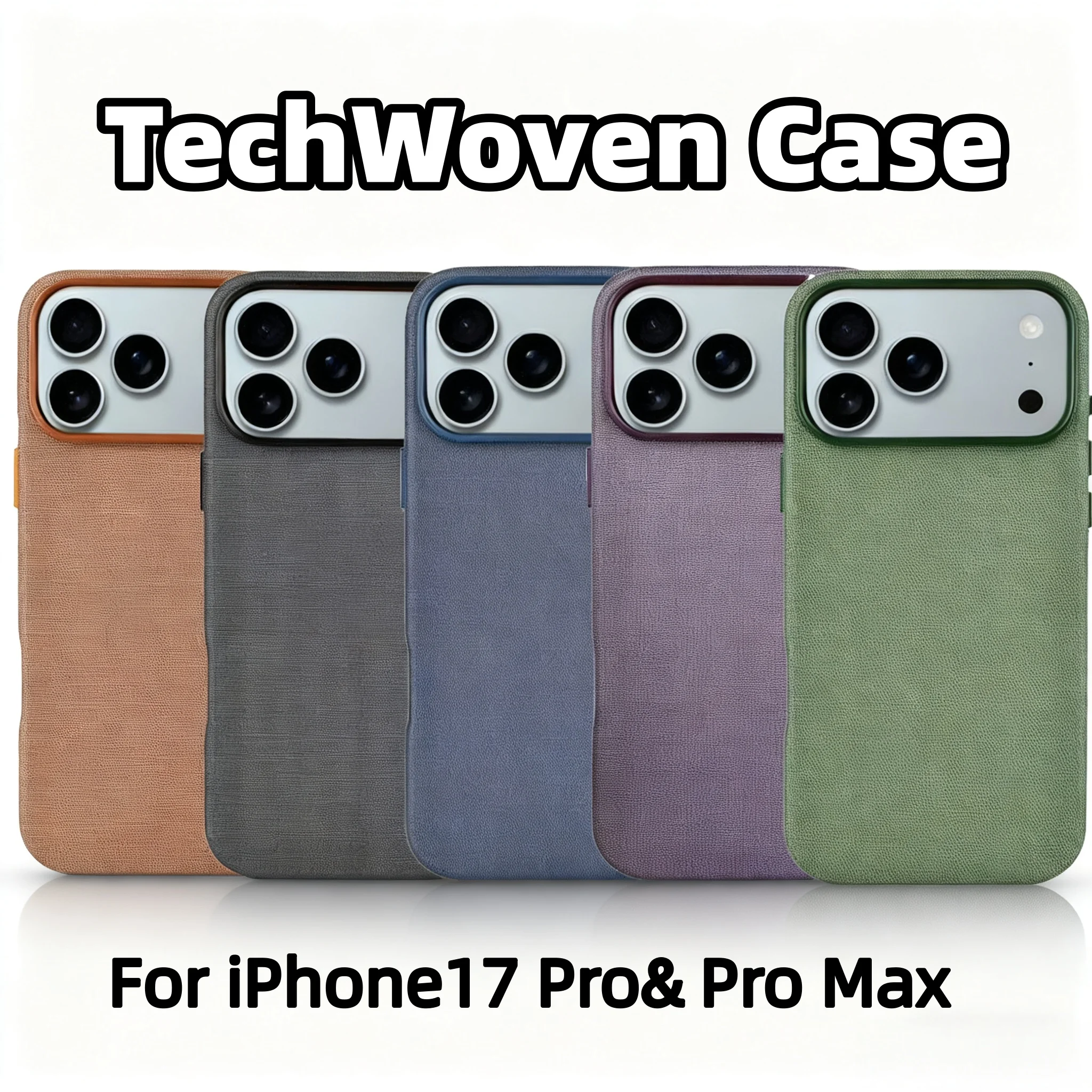 

For iPhone 17 pro max Magnetic Case HighTech Fabric Cover Shockproof Scratch Resistant and Wireless Charging Compatible