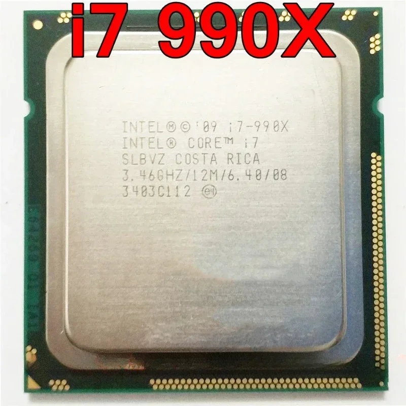 Imagem -02 - Processador Intel Cpu Core I7-990x Original Usado Edição Extrema i7 990x 3.46ghz 12m Soquete de Núcleos 1366