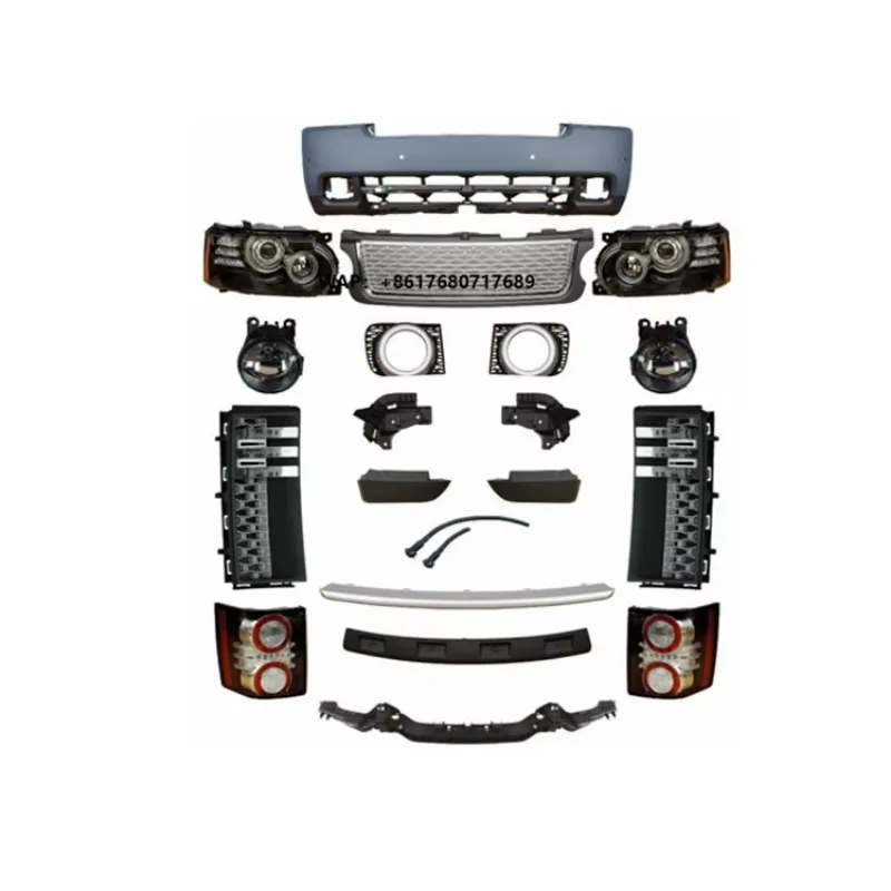 New Factory Sales Upgrade 2012 Style BodyKit Grille LED Headlights Taillights Front Bumper for VOGUE 2002-2009 Plug Play