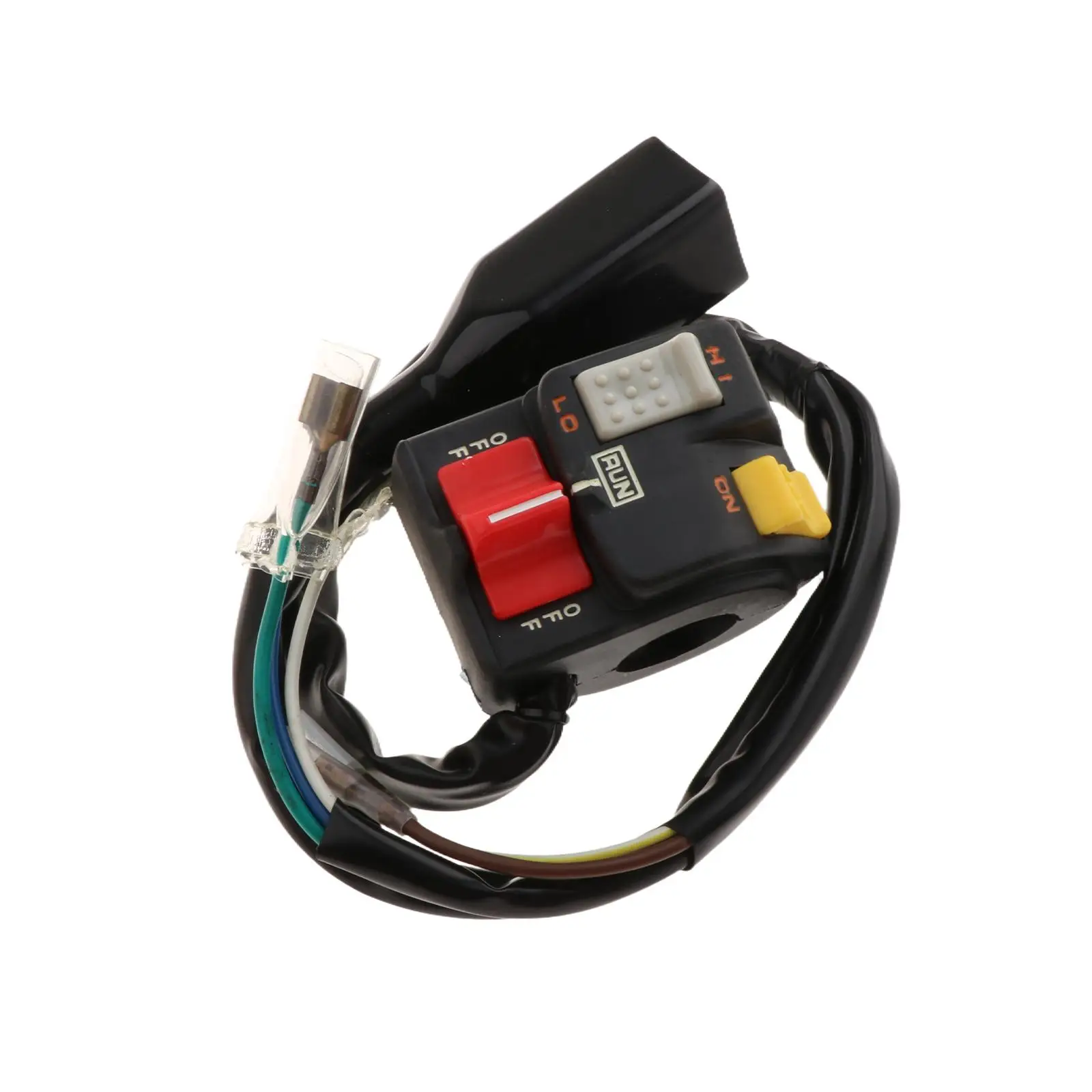 

Combination Handlebar Light Headlight Start Kill Switch Black ABS for Honda ATC 350X Repair Upgrade