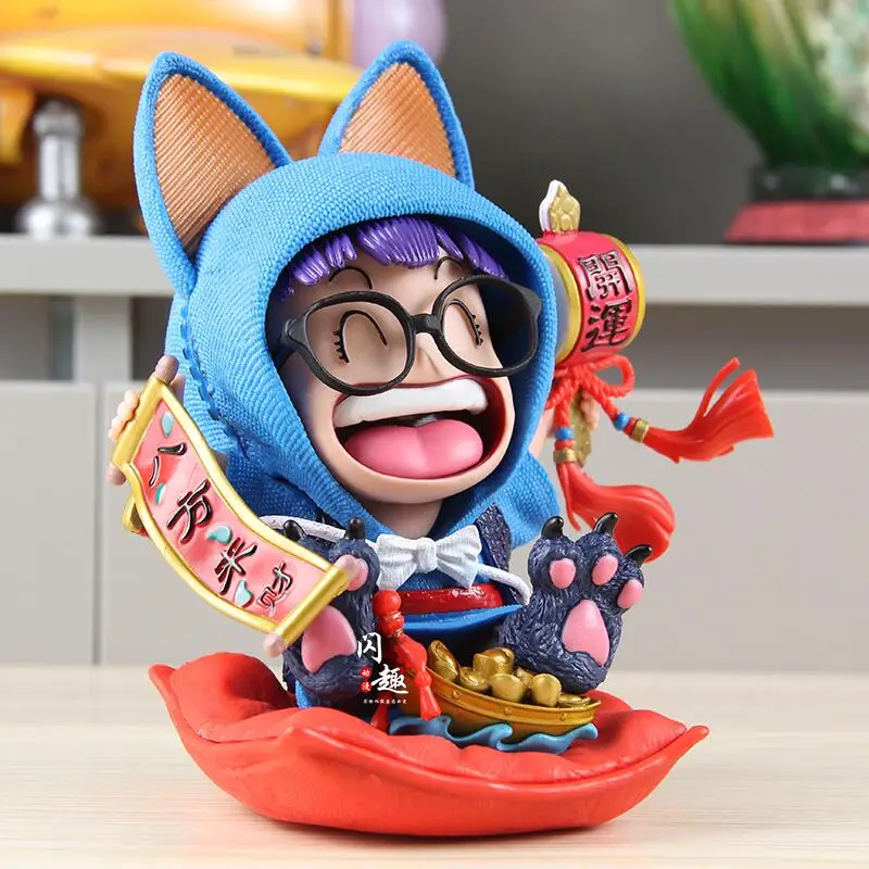 IQ Doctor Lucky Cat Arale Series Luck Refundable Gold Action Figure Be Delighted Cute Office Desktop Accessories Around Toy Gift