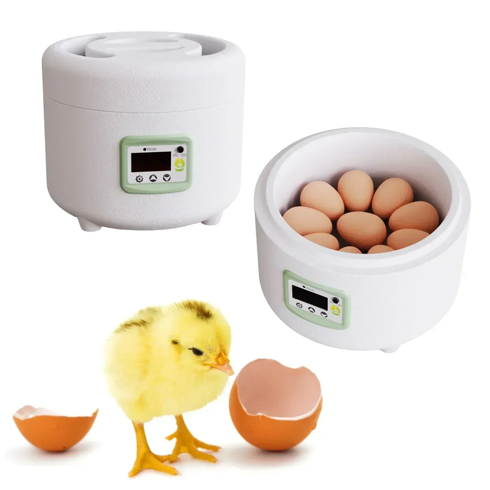 

9 Bionic Plastic Incubator Egg Automatic Tool Water Poultry Temperature Farm Bird Control Small Eggs Bed