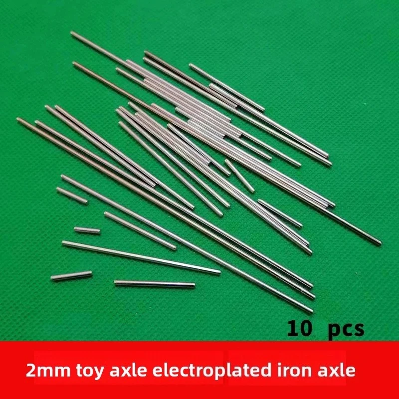 2mm Diameter Axle Iron Connecting Rod, Gear Shaft Support Shaft, Wheel Toy Hardware Accessories