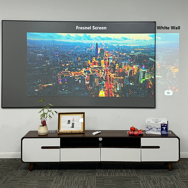 100-дюймовый проектор Френеля 5,0 Pro, экран ALR, качественные проекционные экраны с фиксированной рамкой для стандартного проектора с длинным ходом 8K