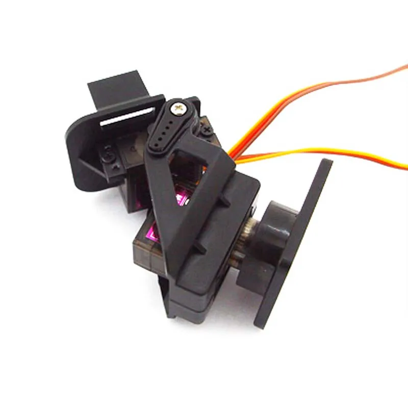 1Set 20g Nylon Plastic Dual Axis Servo Gimbal PTZ Mount Bracket Micro Aerial Model Camera for RC Drone Quadcopter Toys Parts