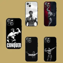 Arnold Schwarzenegger Phone Case For iPhone 15,14,13,12,11,Plus,Pro Max,XS,X,XR,SE,Mini,8,7 Soft Silicone Black Cover