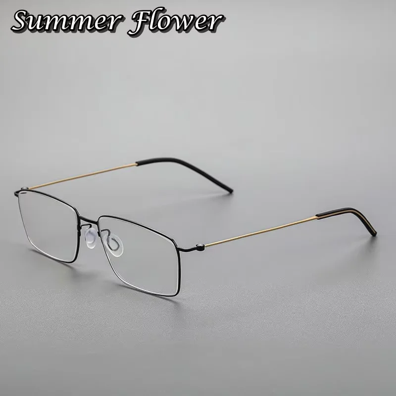 

Мужские ультралегкие титановые очки: тонкие, гибкие, дизайнерские, с диоптриями, для коррекции зрения, оправа для очков для мужчин с близорукостью