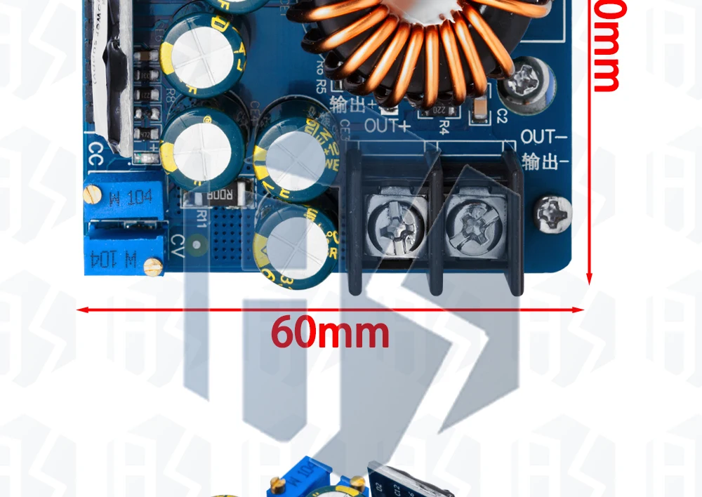 Convertitore DC-DC 400W Step-Up/Step-Down – 15A, Tensione Regolabile 8.5-50V A 10-60V - Foto 2
